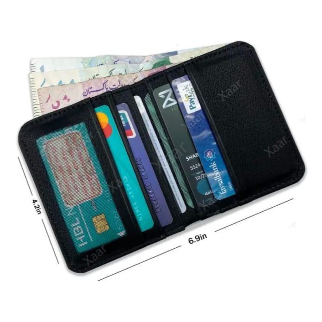 Men’s Genuine Leather Mini Bifold Wallet