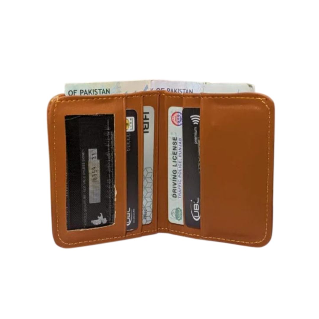 Men’s Genuine Leather Mini Bifold Wallet