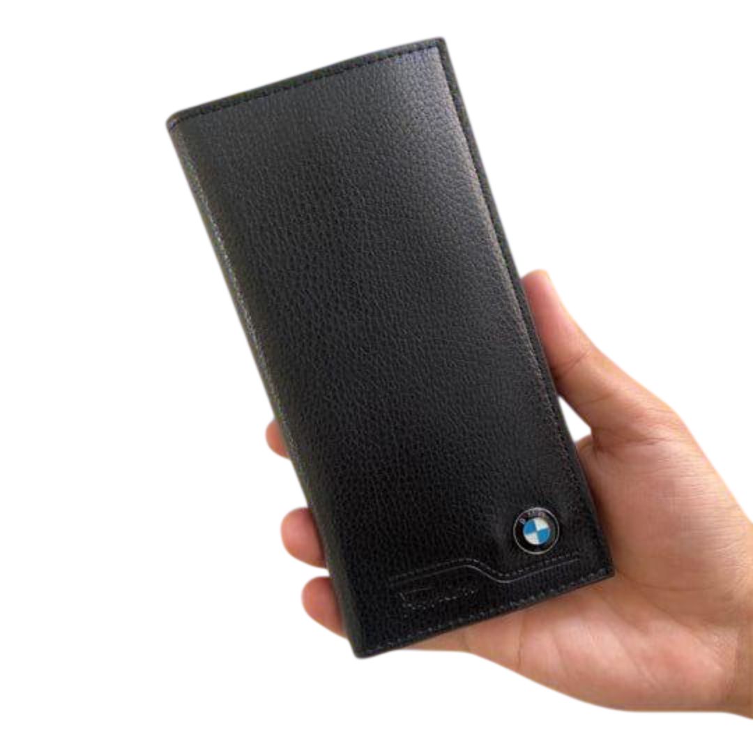 Men’s Premium Leather Bi-Fold Wallet – Slim Classic Daily Use Card Holder